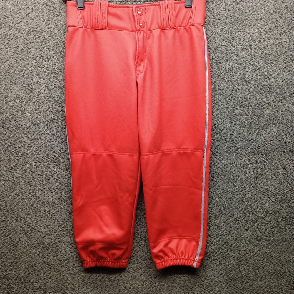 Maxim Athletic Kids Softball Baseball Athletic Pants Red